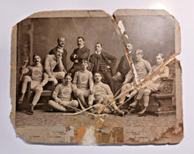 Load image into Gallery viewer, 1905 Quebec Vintage Hockey Team Cabinet Photo 14" x 11"