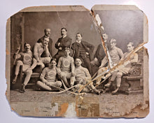 Load image into Gallery viewer, 1905 Quebec Vintage Hockey Team Cabinet Photo 14" x 11"