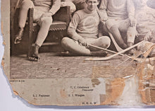 Load image into Gallery viewer, 1905 Quebec Vintage Hockey Team Cabinet Photo 14" x 11"
