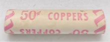 Load image into Gallery viewer, 1979 Canadian Penny CIBC Bank Machine Roll White Paper Red (50 ct) #3