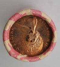 Load image into Gallery viewer, 1979 Canadian Penny CIBC Bank Machine Roll White Paper Red (50 ct) #17