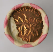 Load image into Gallery viewer, 1979 Canadian Penny CIBC Bank Machine Roll White Paper Red (50 ct) #19