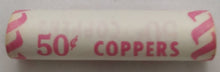 Load image into Gallery viewer, 1979 Canadian Penny CIBC Bank Machine Roll White Paper Red (50 ct) #18