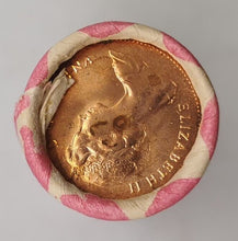 Load image into Gallery viewer, 1979 Canadian Penny CIBC Bank Machine Roll White Paper Red (50 ct) #28