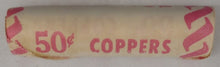 Load image into Gallery viewer, 1979 Canadian Penny CIBC Bank Machine Roll White Paper Red (50 ct) #33