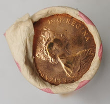 Load image into Gallery viewer, 1979 Canadian Penny CIBC Bank Machine Roll White Paper Red (50 ct) #29