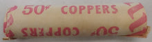 Load image into Gallery viewer, 1979 Canadian Penny CIBC Bank Machine Roll White Paper Red (50 ct) #29