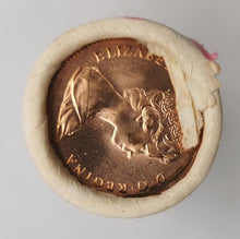 Load image into Gallery viewer, 1979 Canadian Penny CIBC Bank Machine Roll White Paper Red (50 ct) #26