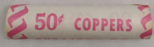 Load image into Gallery viewer, 1979 Canadian Penny CIBC Bank Machine Roll White Paper Red (50 ct) #43