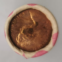 Load image into Gallery viewer, 1979 Canadian Penny CIBC Bank Machine Roll White Paper Red (50 ct) #46