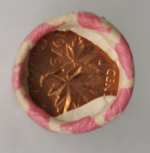 Load image into Gallery viewer, 1979 Canadian Penny CIBC Bank Machine Roll White Paper Red (50 ct) #47