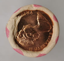 Load image into Gallery viewer, 1979 Canadian Penny CIBC Bank Machine Roll White Paper Red (50 ct) #47
