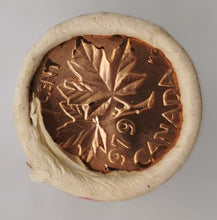 Load image into Gallery viewer, 1979 Canadian Penny CIBC Bank Machine Roll White Paper Red (50 ct) #50