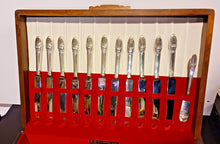 Load image into Gallery viewer, 1847 Rogers Bros Original Rogers Silverplate AI Cutlery (75 piece) Set with case