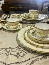 Load image into Gallery viewer, 88 Piece Dinner Set Hand Painted Gold Bone China Minton