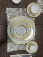 Load image into Gallery viewer, 88 Piece Dinner Set Hand Painted Gold Bone China Minton