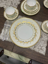 Load image into Gallery viewer, 88 Piece Dinner Set Hand Painted Gold Bone China Minton