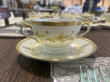 Load image into Gallery viewer, 88 Piece Dinner Set Hand Painted Gold Bone China Minton