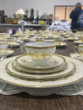 Load image into Gallery viewer, 88 Piece Dinner Set Hand Painted Gold Bone China Minton