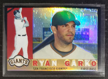 Load image into Gallery viewer, 2009 Topps Heritage Chrome Ryan Garko Black Refractor SSP 57/60 CHR136