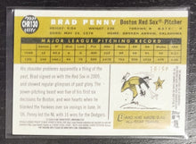 Load image into Gallery viewer, 2009 Topps Heritage Chrome Mark Brad Penny Refractor SSP 19/60 CHR130