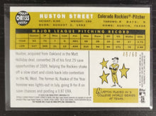 Load image into Gallery viewer, 2009 Topps Heritage Chrome Huston Street Black Refractor SSP 40/60 CHR155
