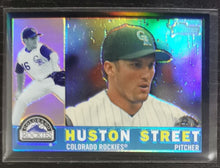 Load image into Gallery viewer, 2009 Topps Heritage Chrome Huston Street Black Refractor SSP 54/60 CHR155