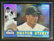 Load image into Gallery viewer, 2009 Topps Heritage Chrome Huston Street Black Refractor SSP 50/60 CHR155