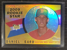 Load image into Gallery viewer, 2009 Topps Heritage Chrome Daniel Bard Black Refractor SSP 12/60 CHR182