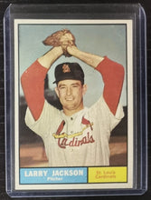 Load image into Gallery viewer, 1961 Topps Larry Jackson Baseball Card #535