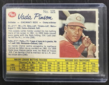 Load image into Gallery viewer, 1962 Post Cereal Canadian Vada Pinson Baseball Card #121