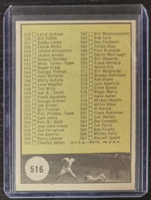 Load image into Gallery viewer, 1961 Topps Checklist 7th Series Card #516