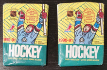 Load image into Gallery viewer, 1990-1991 OPC O-Pee-Chee NHL Hockey Cards - 2 Wax Packs Sealed