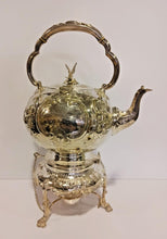 Load image into Gallery viewer, Vintage Silver Plate Tip Kettle Eagle Finial