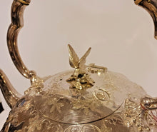 Load image into Gallery viewer, Vintage Silver Plate Tip Kettle Eagle Finial