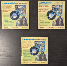 Load image into Gallery viewer, 1980 Star Wars 24 Page Read Along Book and Record Set