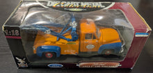 Load image into Gallery viewer, Road Signature 1953 Ford F-100 Wrecker Tow Truck 1:18 Scale Diecast Orange /Blue