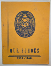 Load image into Gallery viewer, 1959-60 Lambton Kingsway Public School Our Echoes Booklet With Autographs