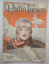 Load image into Gallery viewer, Oct 1922 Radio Topics Magazine