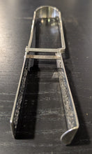 Load image into Gallery viewer, Victorian London Hallmark Asparagus Tongs Sterling Silver 1831 Dragon Crest