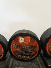 Load image into Gallery viewer, 2002 McDonald s Olympics Team Canada Pucks Complete Set (5) With Stand