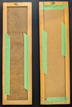 Load image into Gallery viewer, Khatam Marquetry Framed Long Narrow Chinoiserie Bird Painting 19 3/4” x 5.5”