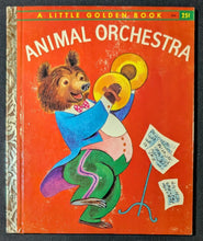 Load image into Gallery viewer, Animal Orchestra Hardcover Book by Simon and Schuster (1972, Golden Book)