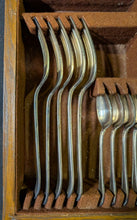 Load image into Gallery viewer, Mappin & Web Silver Plated Flatware In Fitted Casket Lot of 42 Pieces