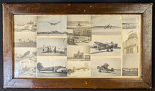 Load image into Gallery viewer, 1930 Airport Plane Photos in Wood Frame