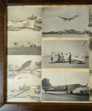 Load image into Gallery viewer, 1930 Airport Plane Photos in Wood Frame
