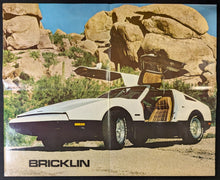 Load image into Gallery viewer, 1974-75 Bricklin Sports Car Color Dealer Poster Style Sales Brochures Lot 2