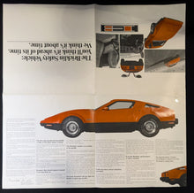 Load image into Gallery viewer, 1974-75 Bricklin Sports Car Color Dealer Poster Style Sales Brochures Lot 2