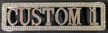 Load image into Gallery viewer, Vintage Silver-Tone 'Custom 1' Belt Buckle with Gems