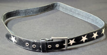 Load image into Gallery viewer, 1980’s Vintage Silver Tone Leather Belt Lot of 2